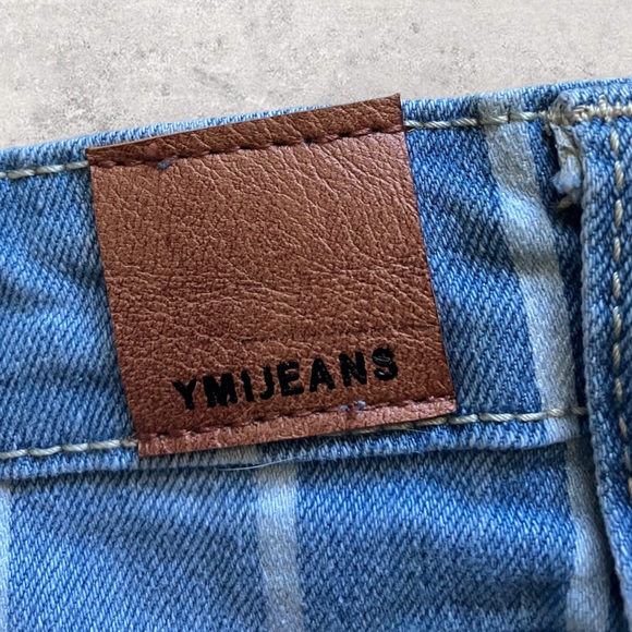 Ymi Jean Striped Skirt NWT Women Size 3/26 - Picture 4 of 7